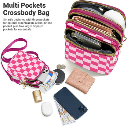 Small Crossbody Bags for Women, Mini Cell Phone Wallet Purse, Shoulder Bag for Women and Men