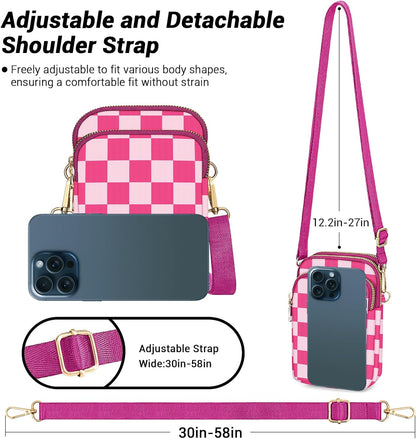 Small Crossbody Bags for Women, Mini Cell Phone Wallet Purse, Shoulder Bag for Women and Men