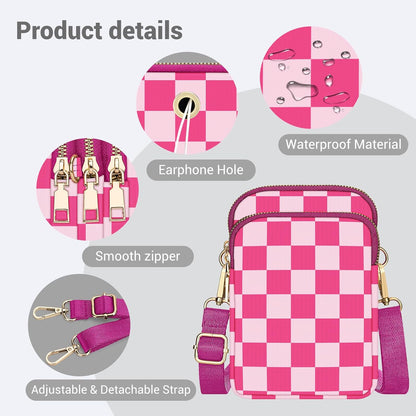Small Crossbody Bags for Women, Mini Cell Phone Wallet Purse, Shoulder Bag for Women and Men