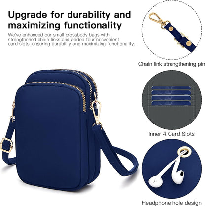 Small Crossbody Bags for Women, Mini Cell Phone Wallet Purse, Shoulder Bag for Women and Men