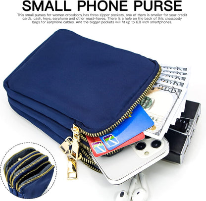 Small Crossbody Bags for Women, Mini Cell Phone Wallet Purse, Shoulder Bag for Women and Men