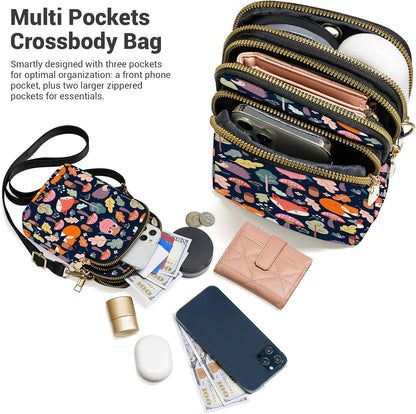 Small Crossbody Bags for Women, Mini Cell Phone Wallet Purse, Shoulder Bag for Women and Men
