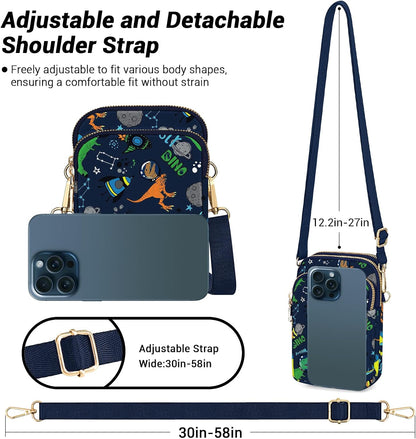 Small Crossbody Bags for Women, Mini Cell Phone Wallet Purse, Shoulder Bag for Women and Men