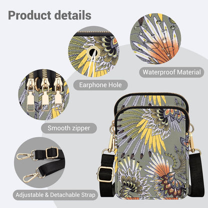 Small Crossbody Bags for Women, Mini Cell Phone Wallet Purse, Shoulder Bag for Women and Men
