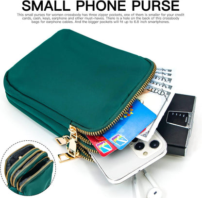 Small Crossbody Bags for Women, Mini Cell Phone Wallet Purse, Shoulder Bag for Women and Men