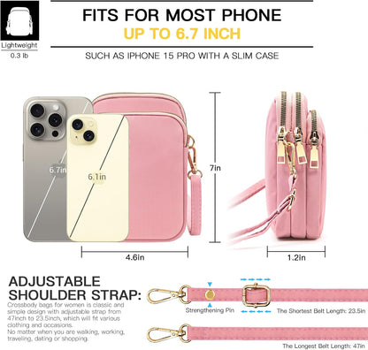 Small Crossbody Bags for Women, Mini Cell Phone Wallet Purse, Shoulder Bag for Women and Men