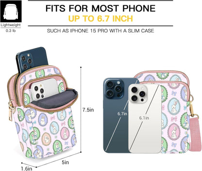 Small Crossbody Bags for Women, Mini Cell Phone Wallet Purse, Shoulder Bag for Women and Men