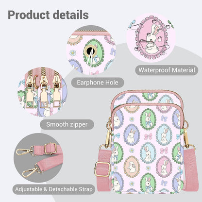 Small Crossbody Bags for Women, Mini Cell Phone Wallet Purse, Shoulder Bag for Women and Men