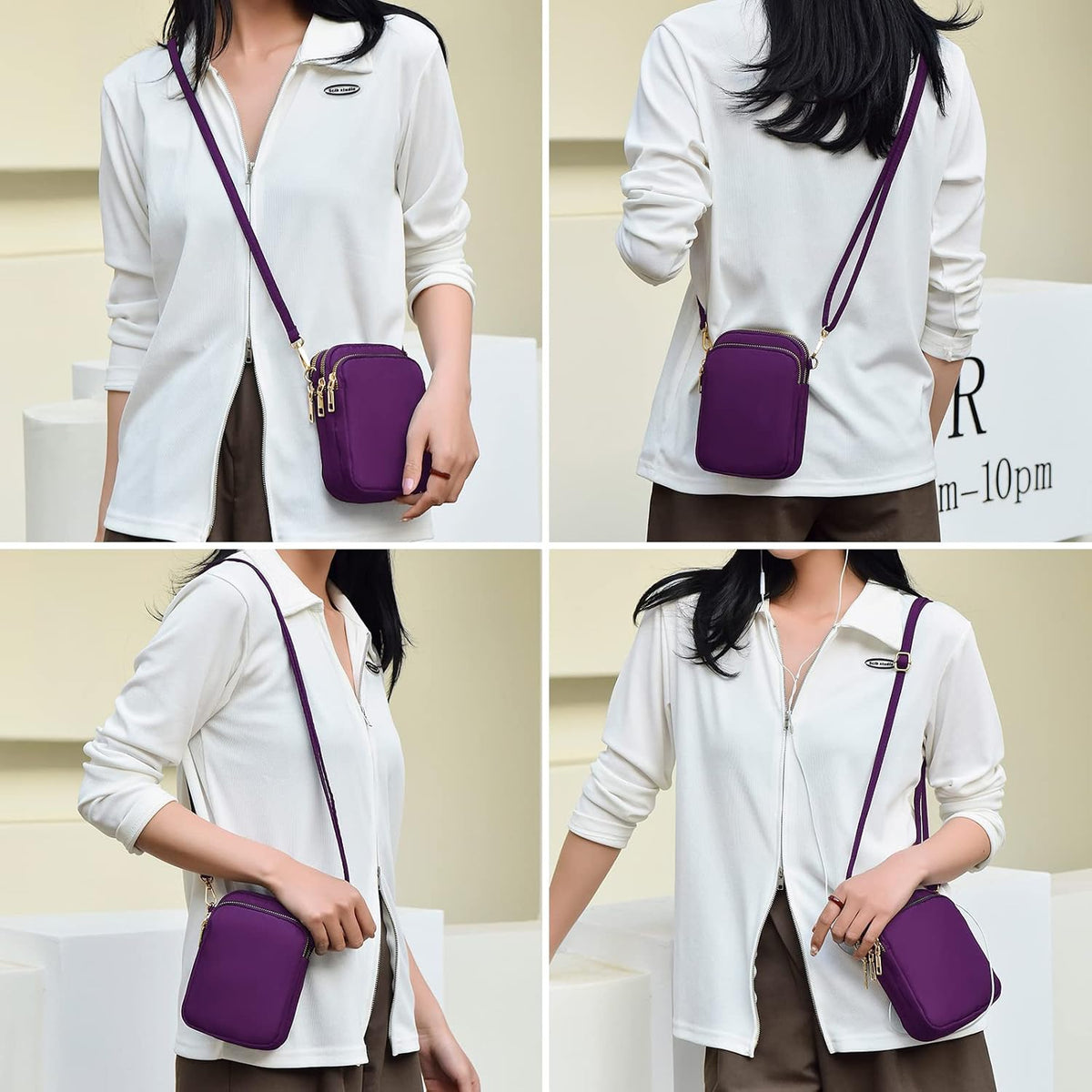 Small Crossbody Bags for Women, Mini Cell Phone Wallet Purse, Shoulder Bag for Women and Men