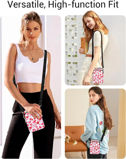 Small Crossbody Bags for Women, Mini Cell Phone Wallet Purse, Shoulder Bag for Women and Men