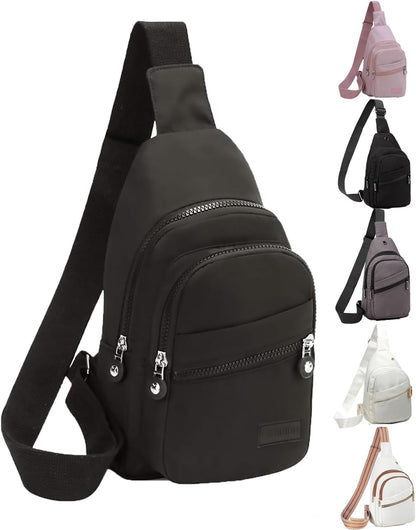 Crossbody Bag Small Sling Bags for Women Men Lightweight Cross Body Shoulder Sling Backpack Chest Daypack