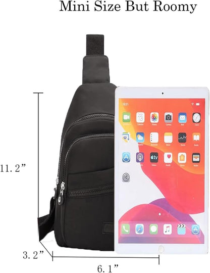 Crossbody Bag Small Sling Bags for Women Men Lightweight Cross Body Shoulder Sling Backpack Chest Daypack