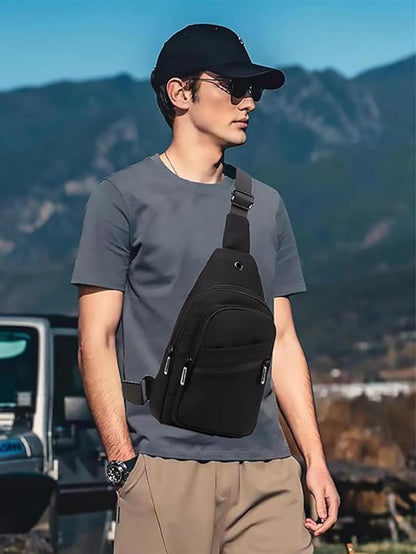 Crossbody Bag Small Sling Bags for Women Men Lightweight Cross Body Shoulder Sling Backpack Chest Daypack