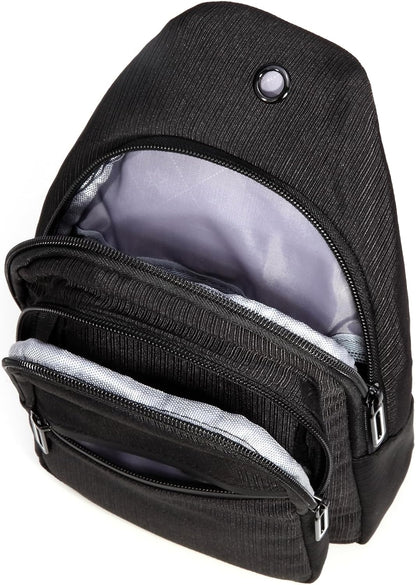 Crossbody Bag Small Sling Bags for Women Men Lightweight Cross Body Shoulder Sling Backpack Chest Daypack