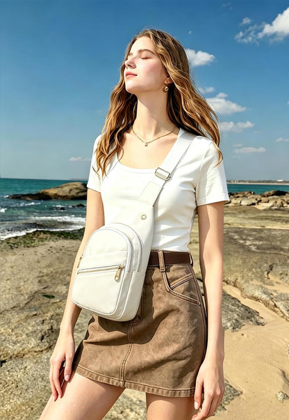 Crossbody Bag Small Sling Bags for Women Men Lightweight Cross Body Shoulder Sling Backpack Chest Daypack
