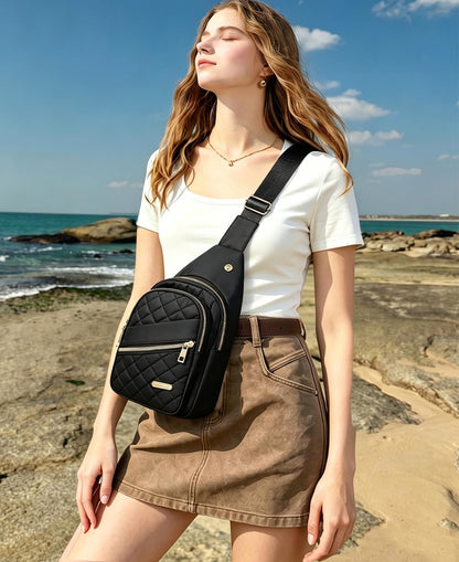 Crossbody Bag Small Sling Bags for Women Men Lightweight Cross Body Shoulder Sling Backpack Chest Daypack