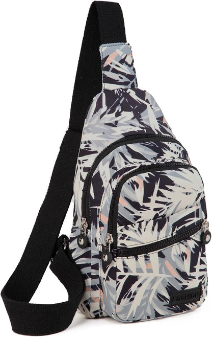 Crossbody Bag Small Sling Bags for Women Men Lightweight Cross Body Shoulder Sling Backpack Chest Daypack