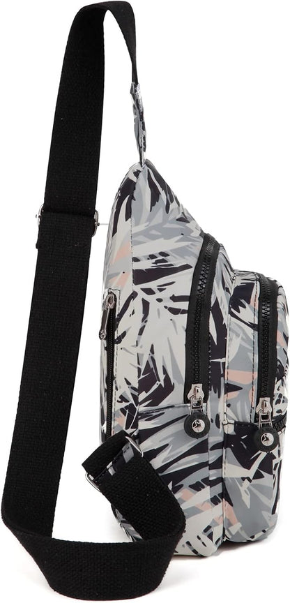 Crossbody Bag Small Sling Bags for Women Men Lightweight Cross Body Shoulder Sling Backpack Chest Daypack