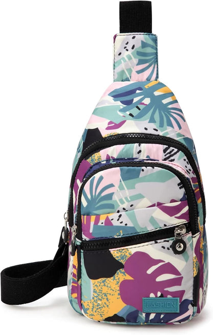 Crossbody Bag Small Sling Bags for Women Men Lightweight Cross Body Shoulder Sling Backpack Chest Daypack