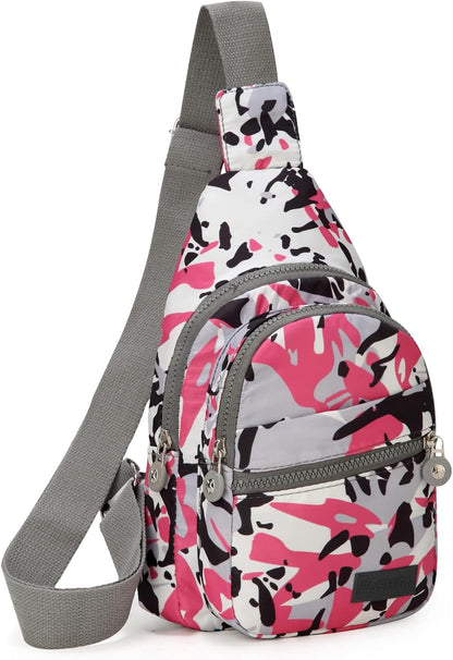 Crossbody Bag Small Sling Bags for Women Men Lightweight Cross Body Shoulder Sling Backpack Chest Daypack