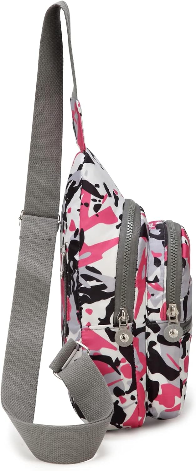 Crossbody Bag Small Sling Bags for Women Men Lightweight Cross Body Shoulder Sling Backpack Chest Daypack