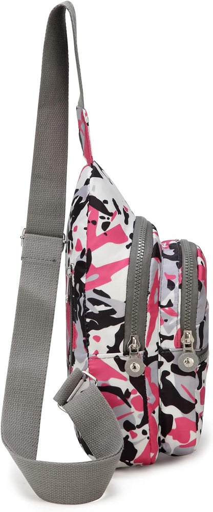 Crossbody Bag Small Sling Bags for Women Men Lightweight Cross Body Shoulder Sling Backpack Chest Daypack