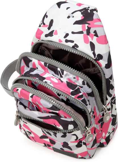 Crossbody Bag Small Sling Bags for Women Men Lightweight Cross Body Shoulder Sling Backpack Chest Daypack