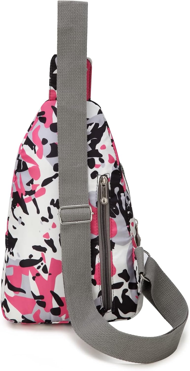 Crossbody Bag Small Sling Bags for Women Men Lightweight Cross Body Shoulder Sling Backpack Chest Daypack