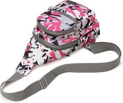 Crossbody Bag Small Sling Bags for Women Men Lightweight Cross Body Shoulder Sling Backpack Chest Daypack