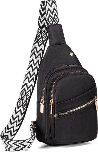 Crossbody Bag Small Sling Bags for Women Men Lightweight Cross Body Shoulder Sling Backpack Chest Daypack