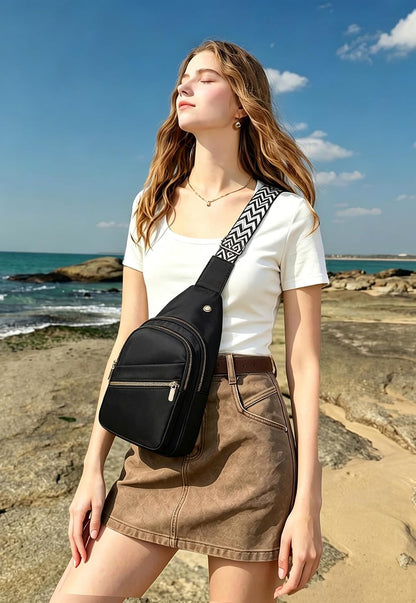 Crossbody Bag Small Sling Bags for Women Men Lightweight Cross Body Shoulder Sling Backpack Chest Daypack
