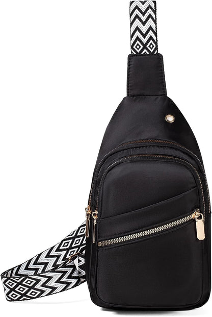Crossbody Bag Small Sling Bags for Women Men Lightweight Cross Body Shoulder Sling Backpack Chest Daypack