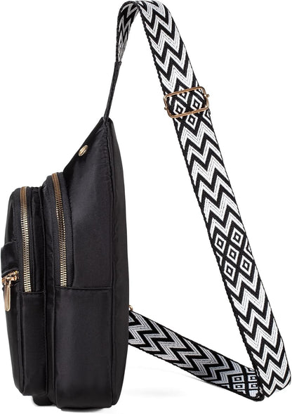 Crossbody Bag Small Sling Bags for Women Men Lightweight Cross Body Shoulder Sling Backpack Chest Daypack