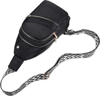 Crossbody Bag Small Sling Bags for Women Men Lightweight Cross Body Shoulder Sling Backpack Chest Daypack