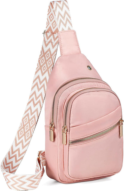 Crossbody Bag Small Sling Bags for Women Men Lightweight Cross Body Shoulder Sling Backpack Chest Daypack