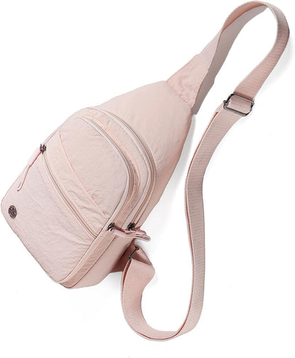 Crossbody Bag Small Sling Bags for Women Men Lightweight Cross Body Shoulder Sling Backpack Chest Daypack