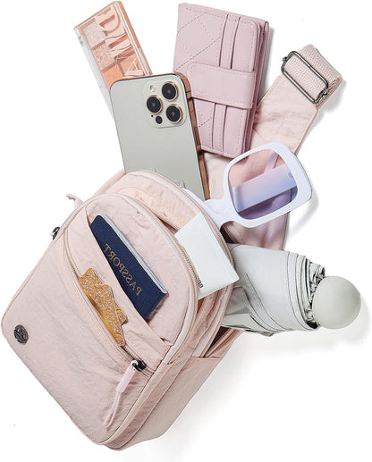 Crossbody Bag Small Sling Bags for Women Men Lightweight Cross Body Shoulder Sling Backpack Chest Daypack