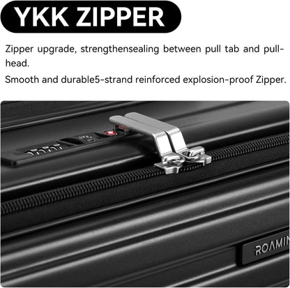 20 Inch Carry On Luggage with Wheels PC Hard Shell Suitcase Top Opening Expandable Tsa Luggage Suitcases for Travel Woman Men.(Livid green)