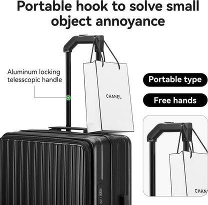 20 Inch Carry On Luggage with Wheels PC Hard Shell Suitcase Top Opening Expandable Tsa Luggage Suitcases for Travel Woman Men.(Livid green)