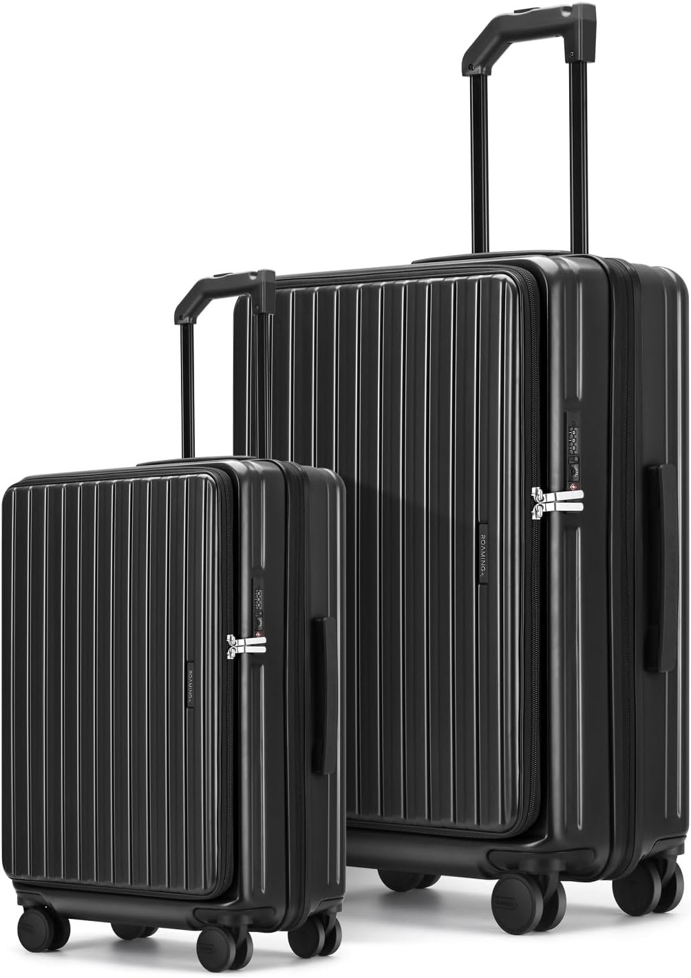 20 Inch Carry On Luggage with Wheels PC Hard Shell Suitcase Top Opening Expandable Tsa Luggage Suitcases for Travel Woman Men.(Livid green)