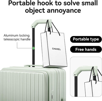 20 Inch Carry On Luggage with Wheels PC Hard Shell Suitcase Top Opening Expandable Tsa Luggage Suitcases for Travel Woman Men.(Livid green)