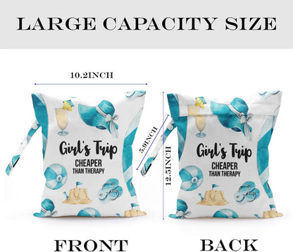 Wet Bag, Wet Dry Bag, Wet Bag for Swimsuit, Travel, Beach, Pool, Diapers, Dirty Yoga Gym Clothes, Toiletries, Makeup Bag, Daycare Soiled Items, Waterproof Reusable Boho Heart