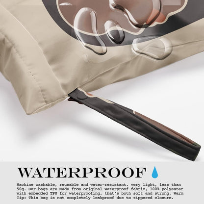 Wet Bag, Wet Dry Bag, Wet Bag for Swimsuit, Travel, Beach, Pool, Diapers, Dirty Yoga Gym Clothes, Toiletries, Makeup Bag, Daycare Soiled Items, Waterproof Reusable Boho Heart