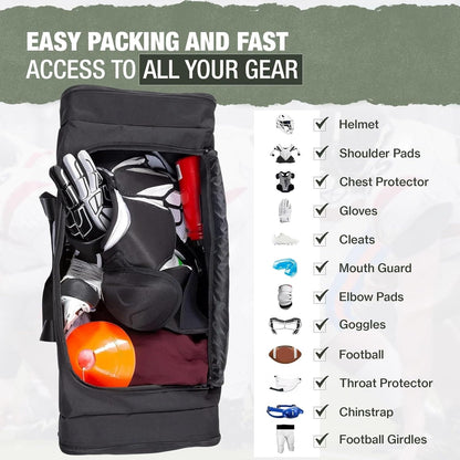 Heavy Duty Multi Pocket Durable Sports Gym Equipment Travel Duffel Bag