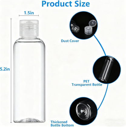 14 Pack Travel Bottles Set for Toiletries TSA Approved | Leak-Proof Containers for Shampoo, Conditioner, Lotion, and Body Wash - Convenient and Practical Travel Accessories