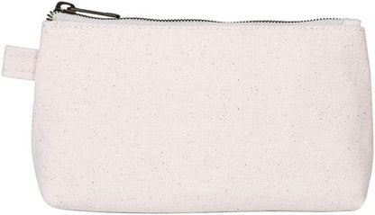 Mini Nylon Travel Toiletry Bag for Women, Water-Resistant Small Makeup Bag Organizer with 2 Dividers, Lightweight Cosmetic Pouch for Purse and Gym (Nylon/Black) - Colors A