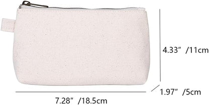 Mini Nylon Travel Toiletry Bag for Women, Water-Resistant Small Makeup Bag Organizer with 2 Dividers, Lightweight Cosmetic Pouch for Purse and Gym (Nylon/Black) - Colors A