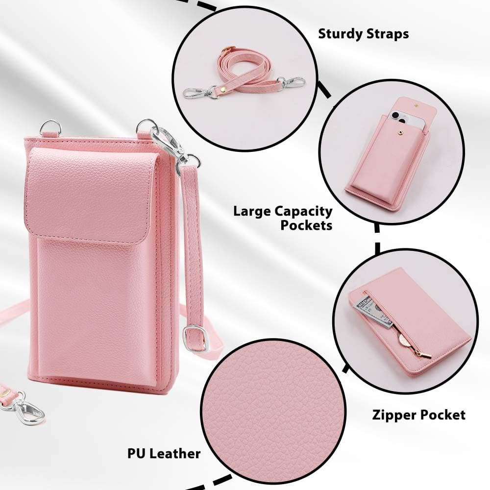 Passport Holder for Travel，Passport Holder & Neck Wallet with RFID Blocking,Hidden Neck Pouch for Travel- Holds Passports, Cards, Tickets, ID, Cash