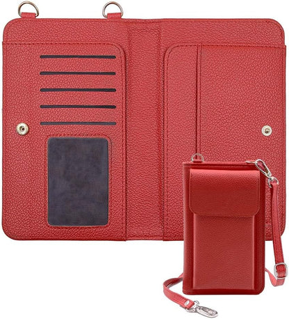 Passport Holder for Travel，Passport Holder & Neck Wallet with RFID Blocking,Hidden Neck Pouch for Travel- Holds Passports, Cards, Tickets, ID, Cash