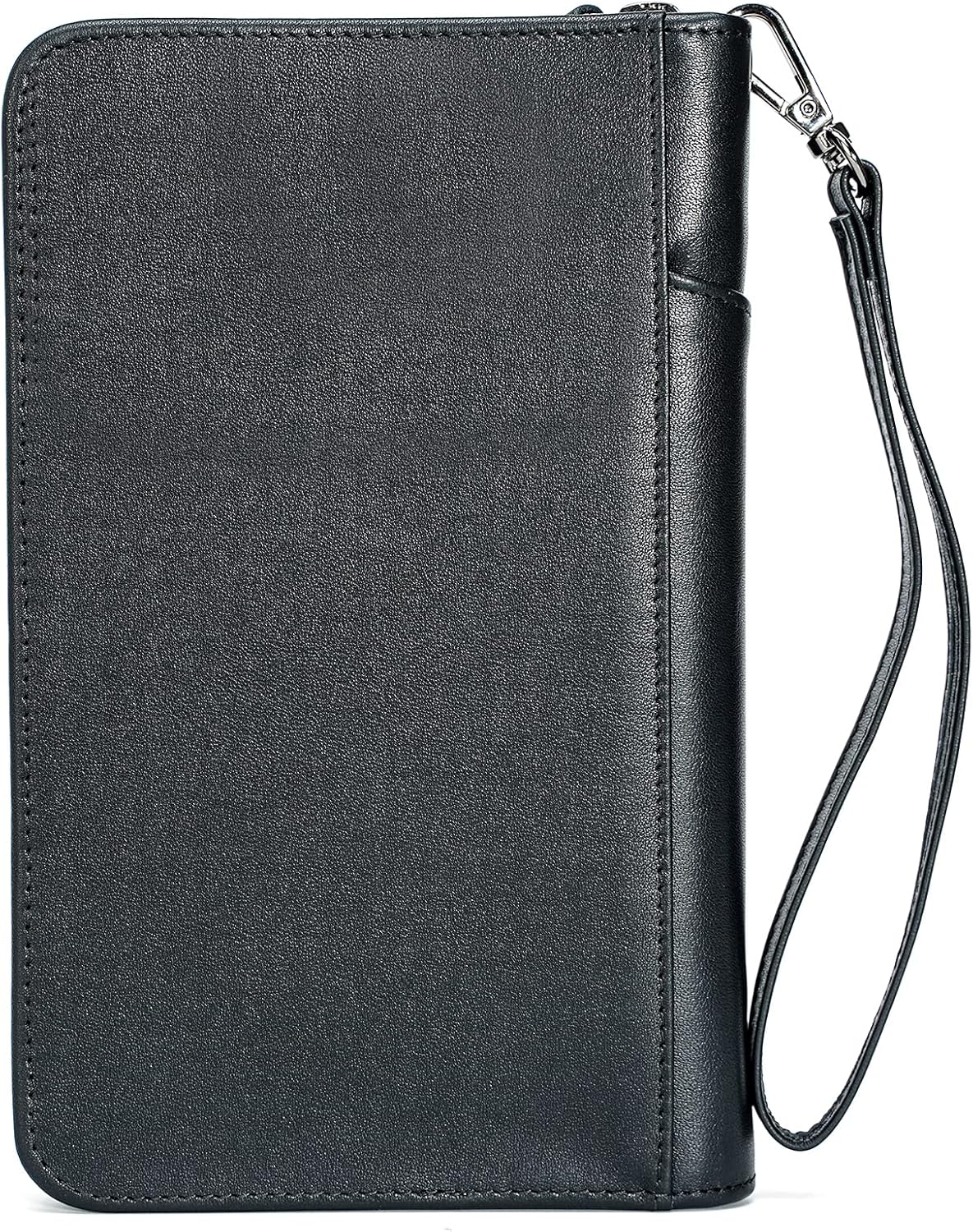 Polare Full Grain Leather Passport Holder Cover Case for Men and Women RFID Blocking Family Travel Wallet Holds 6 Passports (Coffee)